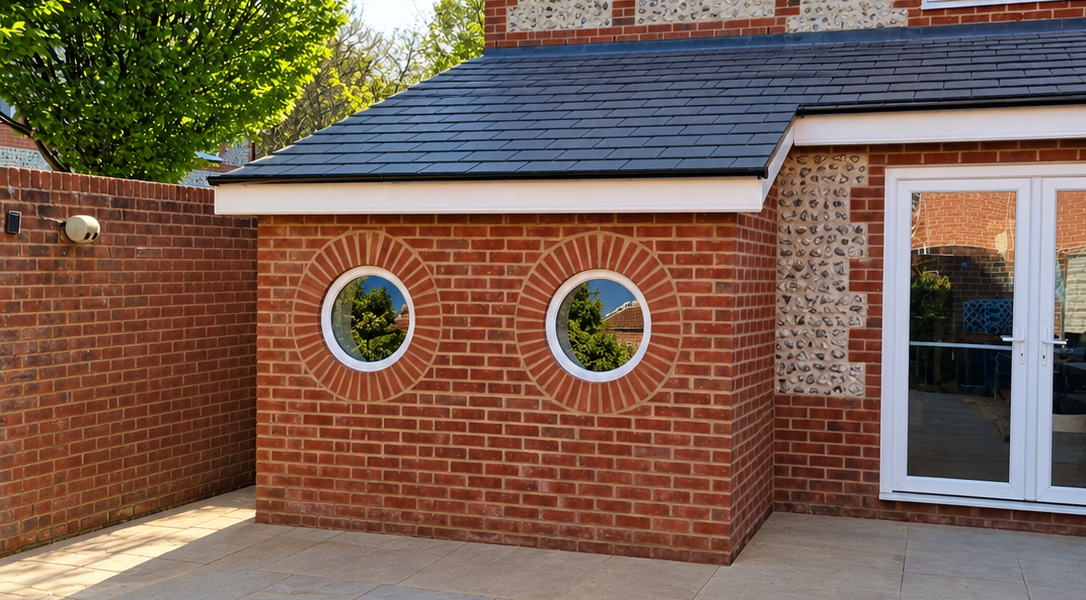Completed residential extension Hailsham East Sussex